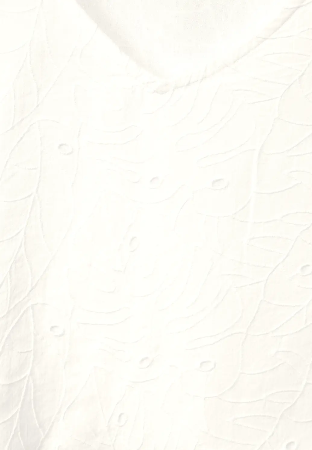 Vanilla - Cotton Blues Stickerei White Bluse | CECIL -