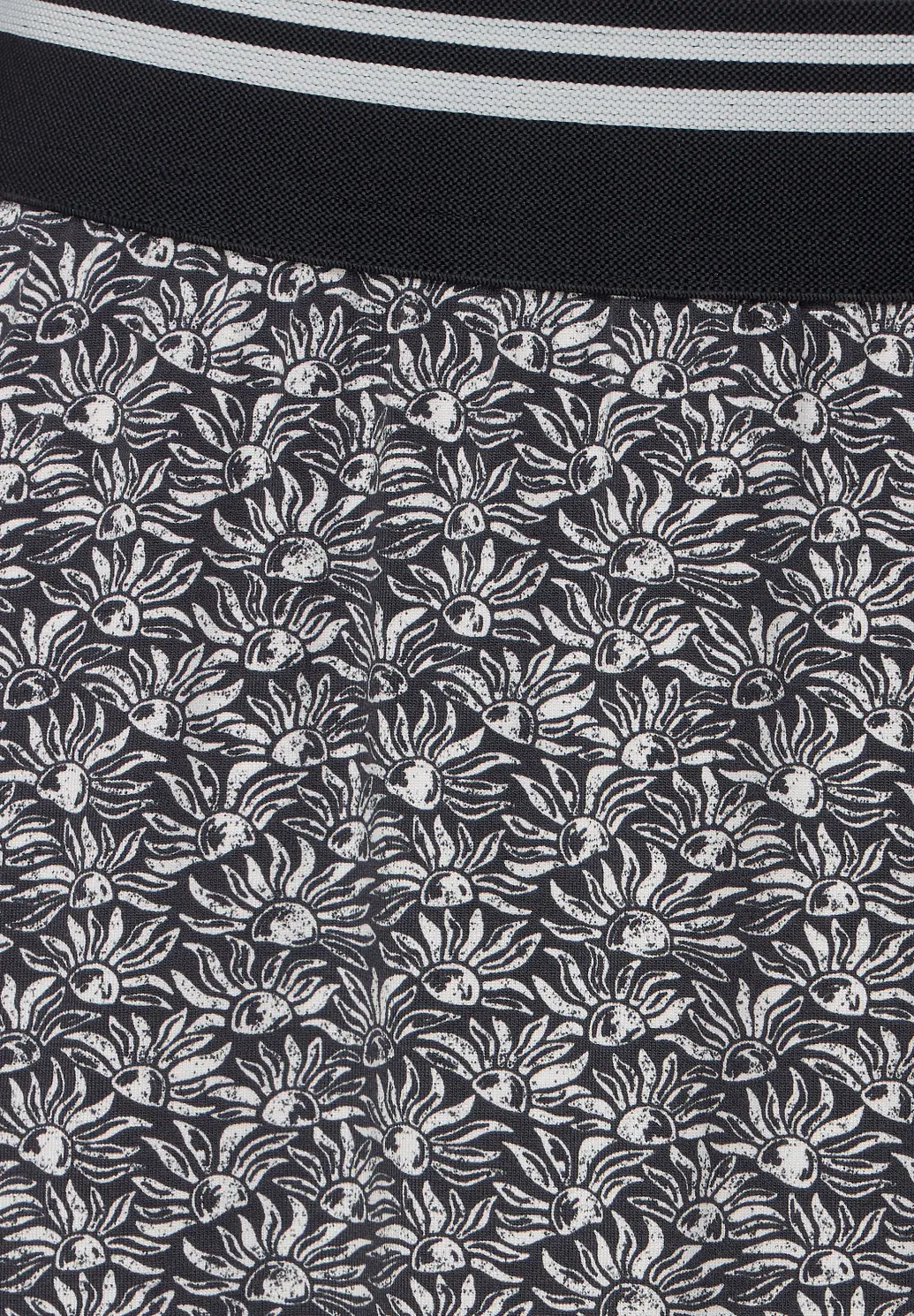 CECIL Rock mit Minimalmuster Cotton - - | Grau Blues Carbon / Grey