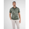 Poloshirt, *Floral Lines - Chilled Olive