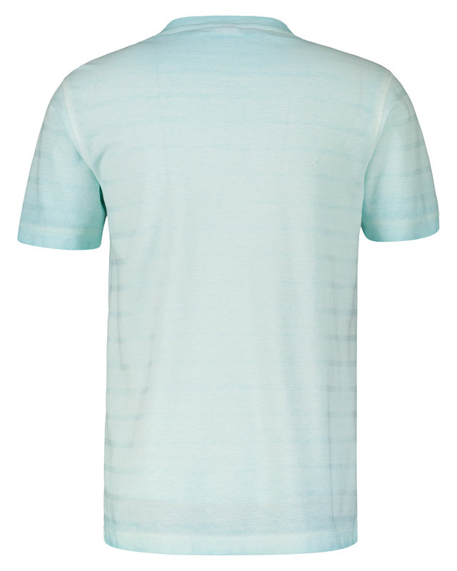 Lerros Serafino Shirt mit Strukturstreifen - Tinted Aqua