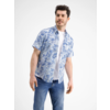 Jersey Short Sleeve Shirt AOP - Travel Blue