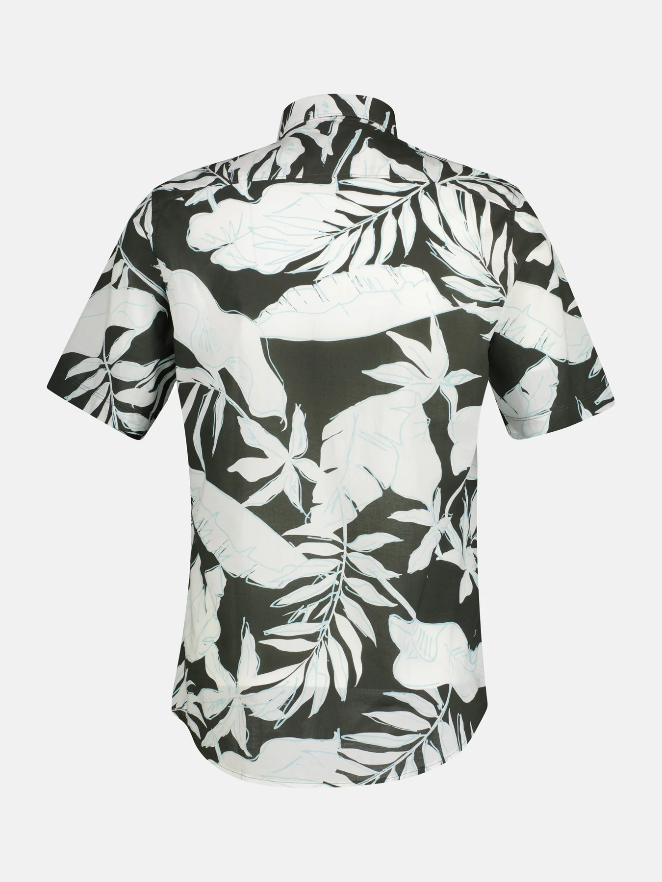 Lerros Short Sleeve Shirt AOP - Chilled Olive