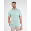 T-Shirt mit Streifenstruktur - Tinted Aqua