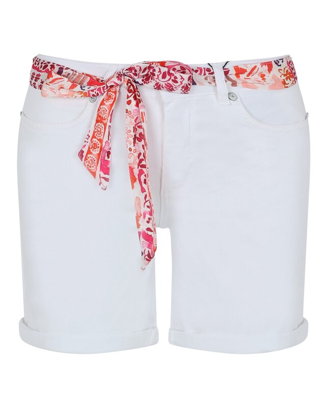 Elvira Collections Short Jackie White / Wit Cotton Blues