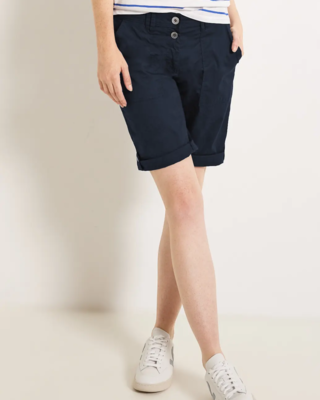 CECIL Loose Fit Short New York - Deep Blue | - Cotton Blues