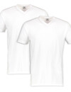Lerros Doppelpack T-shirt V-Ausschnitt - White