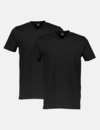 Lerros Two-Pack T-shirts (V-Neckline) - Black