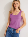 Street One Basic Top Anni - Meta Lilac