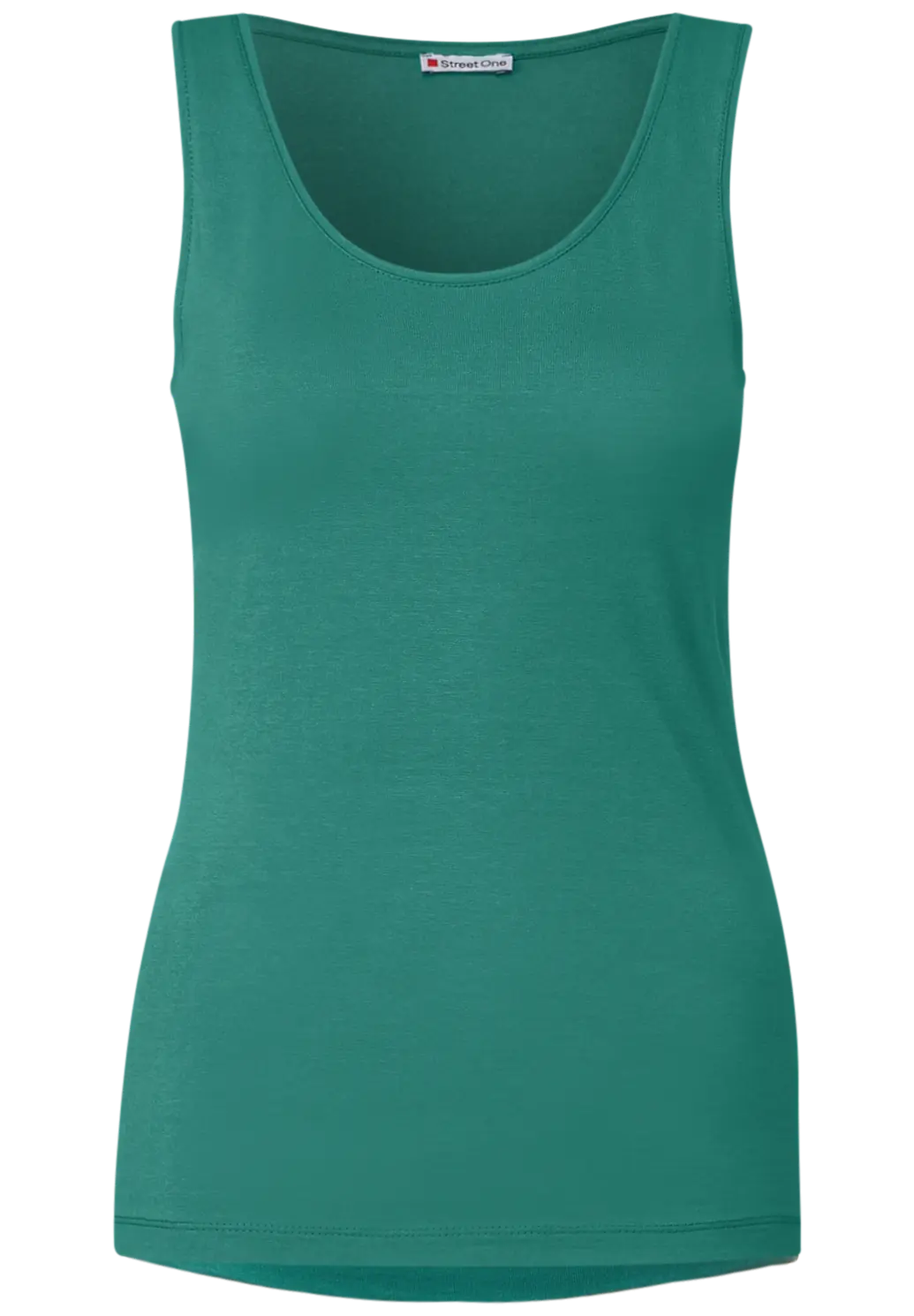 Street One Basic Top Blues | Lagoon - Green - Cotton Anni