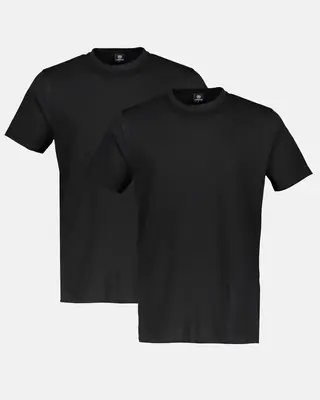 Lerros Doppelpack T-shirt Rundhals - Black