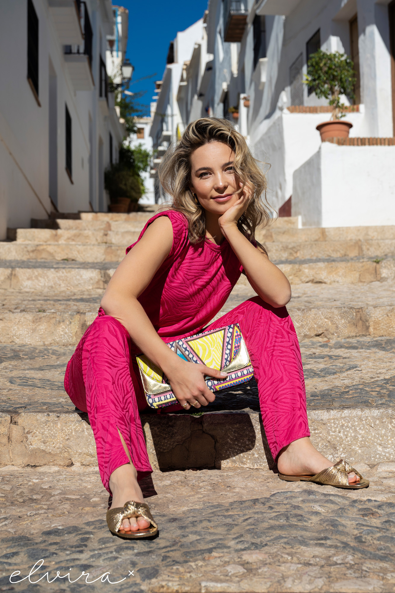 Elvira Collections Hose Romee - Pink