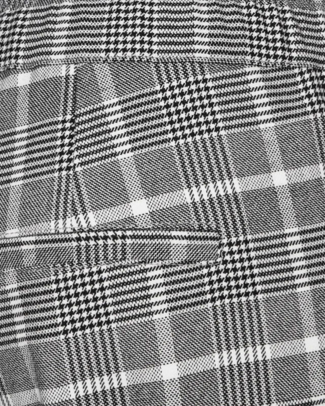 Street One Loose Fit Ruiten Broek Bonny - Pure Grey