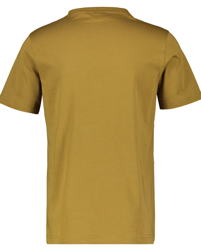 Lerros T-Shirt with Round Neckline - Dried Tobacco