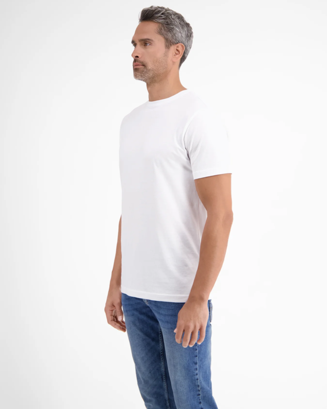 Lerros Lerros Doppelpack T-shirt Rundhals - White