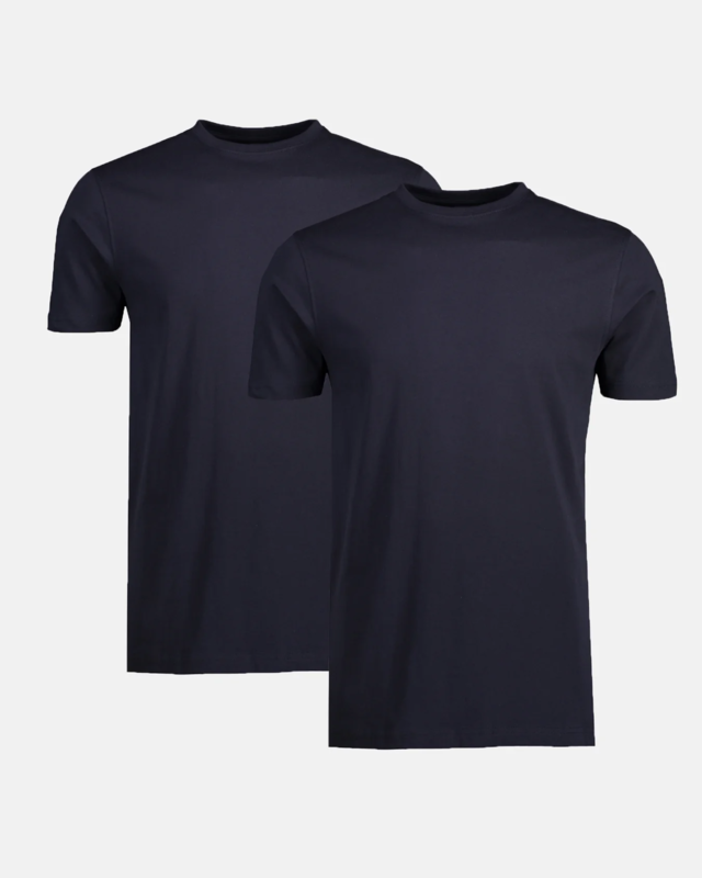 Lerros Lerros Doppelpack T-shirt Rundhals - Navy