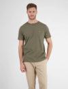 Lerros T-Shirt mit Rundhalsausschnitt - Aged Olive