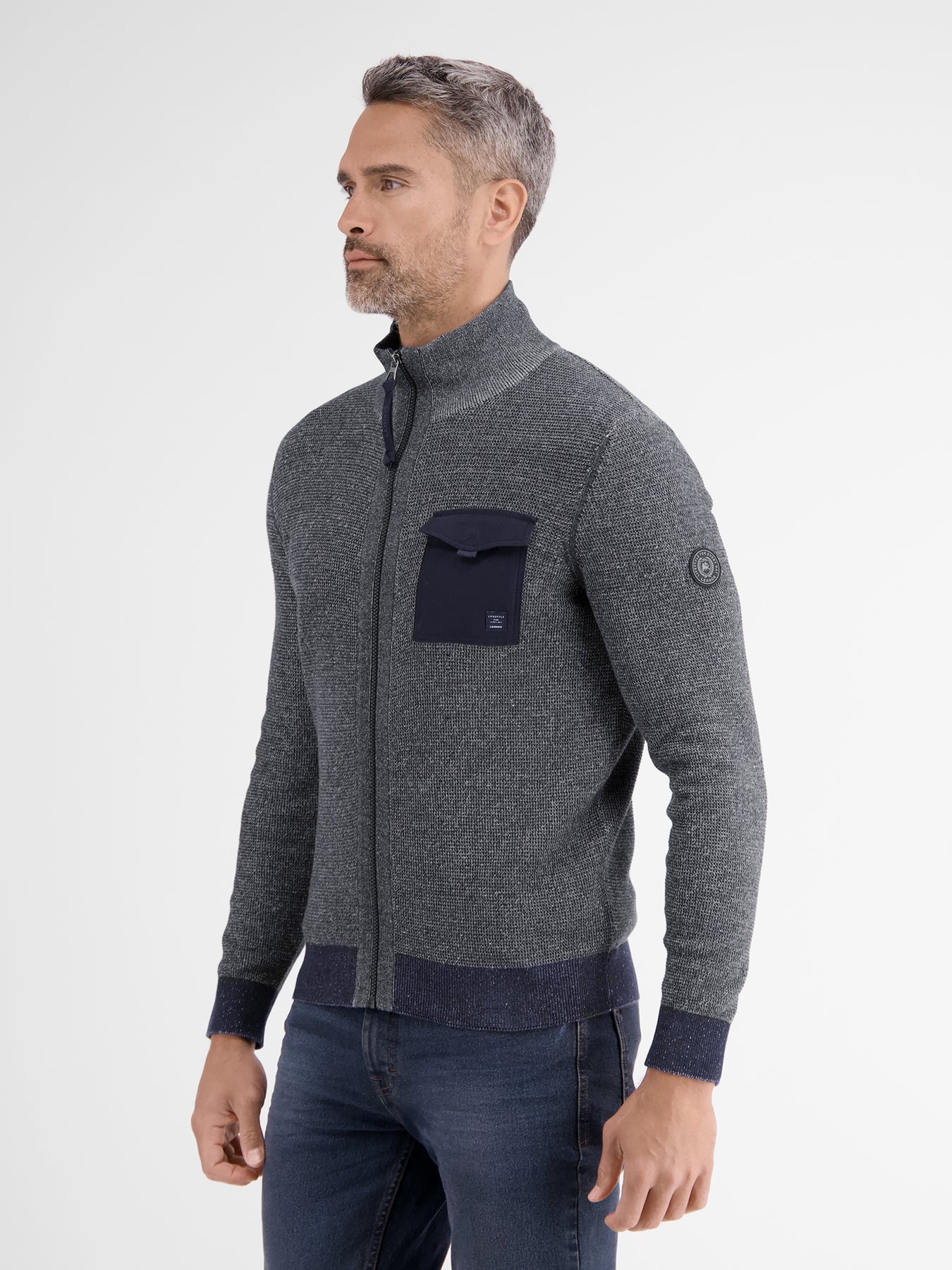 Lerros Structured Cardigan - Classic Navy