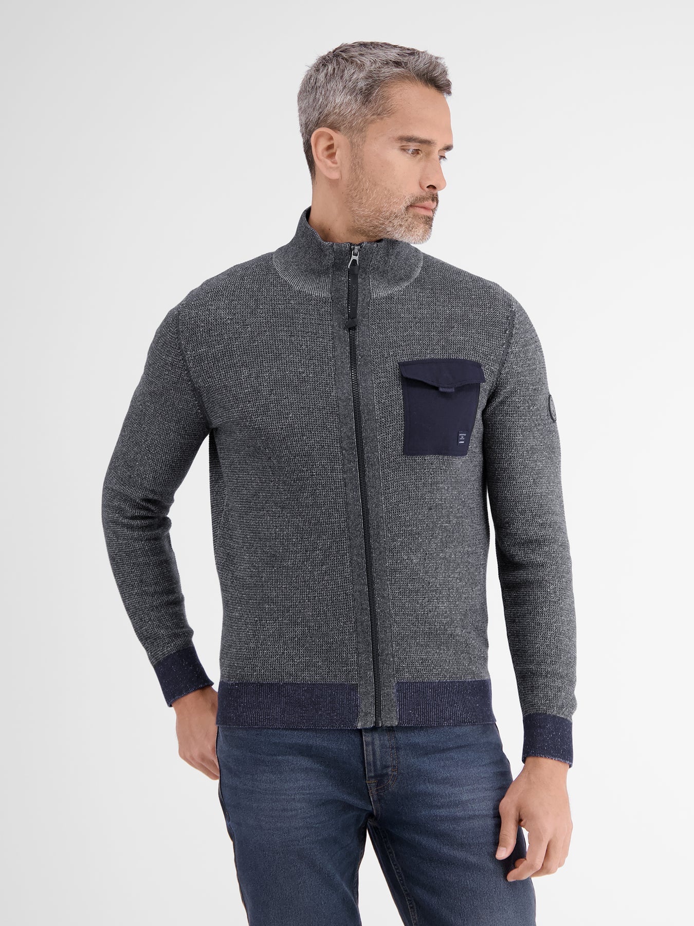 Lerros Structured Cardigan - Classic Navy
