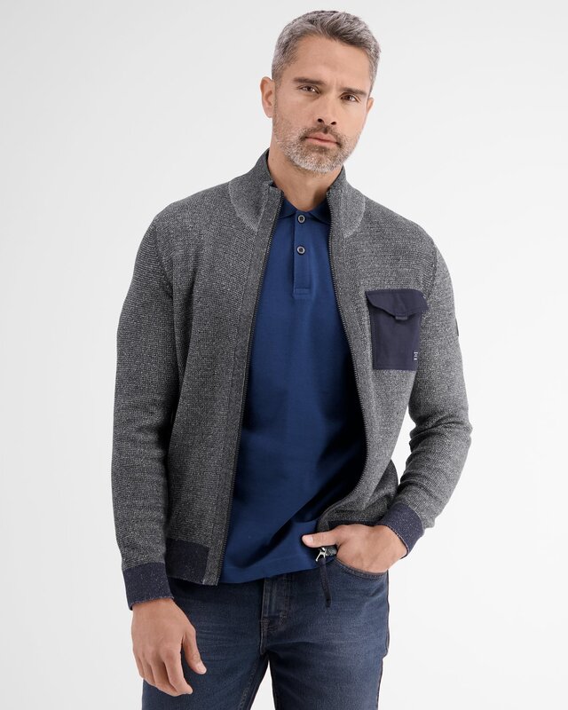 Lerros Structured Cardigan - Classic Navy