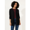 Basic Cardigan mit Taschen - Black