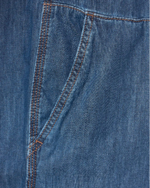 Blue Jeanskleid - | Mid - CECIL Cotton Wash Blues