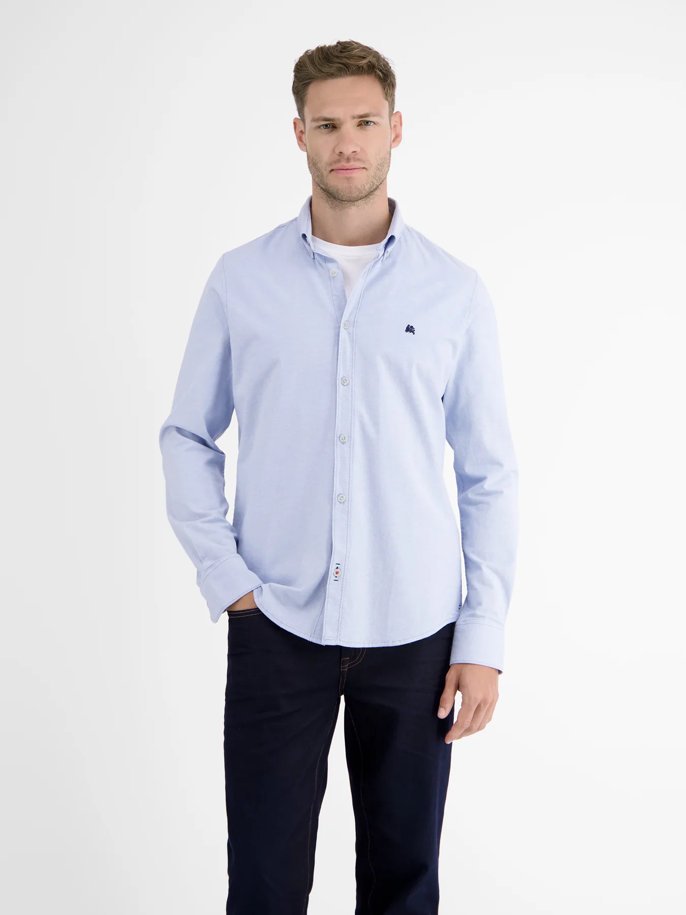 Lerros Basic Oxford Shirt - Light Blue