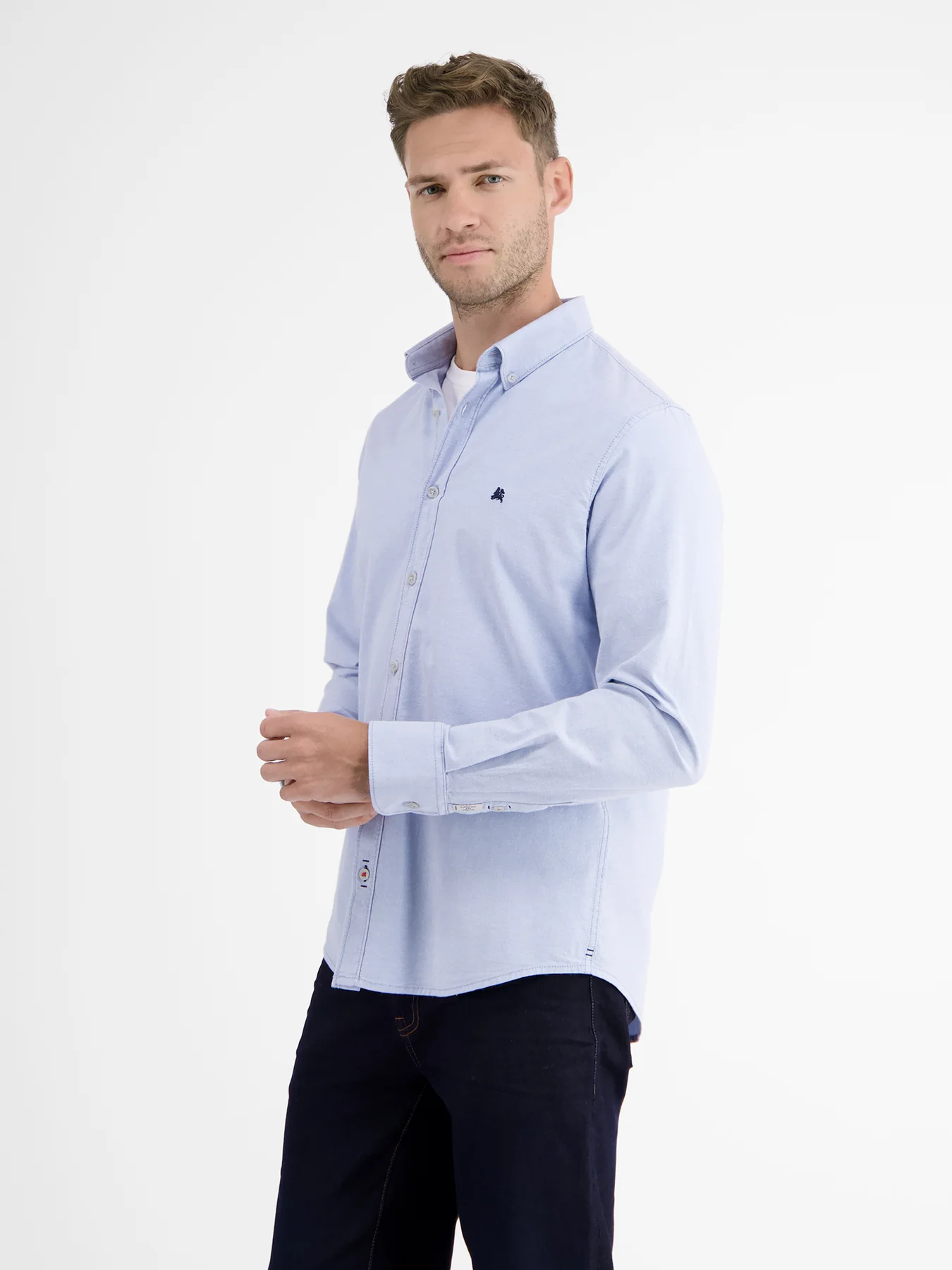 Lerros Basic Oxford Shirt - Light Blue