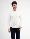 Lerros Unifarbenes Oxfordhemd - White