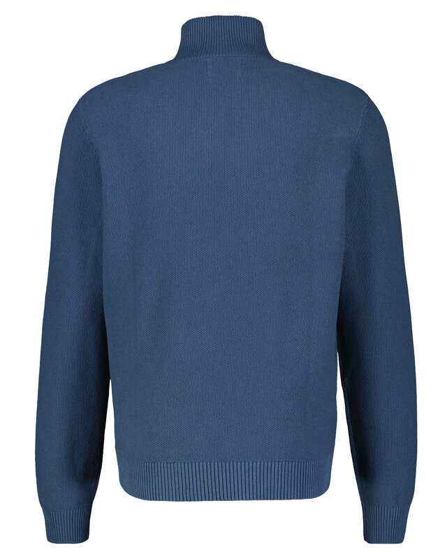 Lerros Gebreide Trui in Troyer Design - Deep Blue