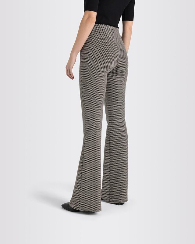 Mac Jeans Boot Zip - Champagne Jacquard