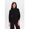 Jumper with Standing Collar - Black