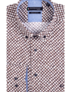 Giordano Button-Down Overhemd Print - Red