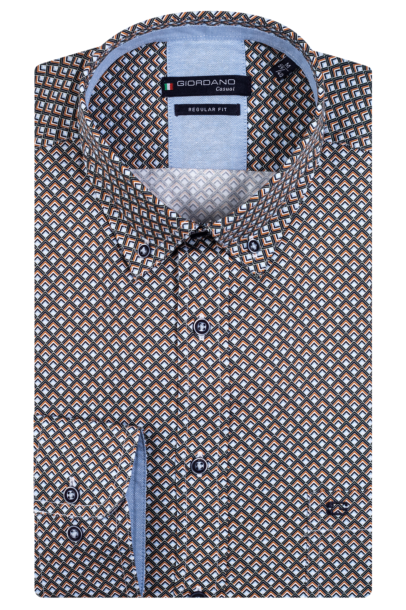 Giordano Button-Down Hemd - Green