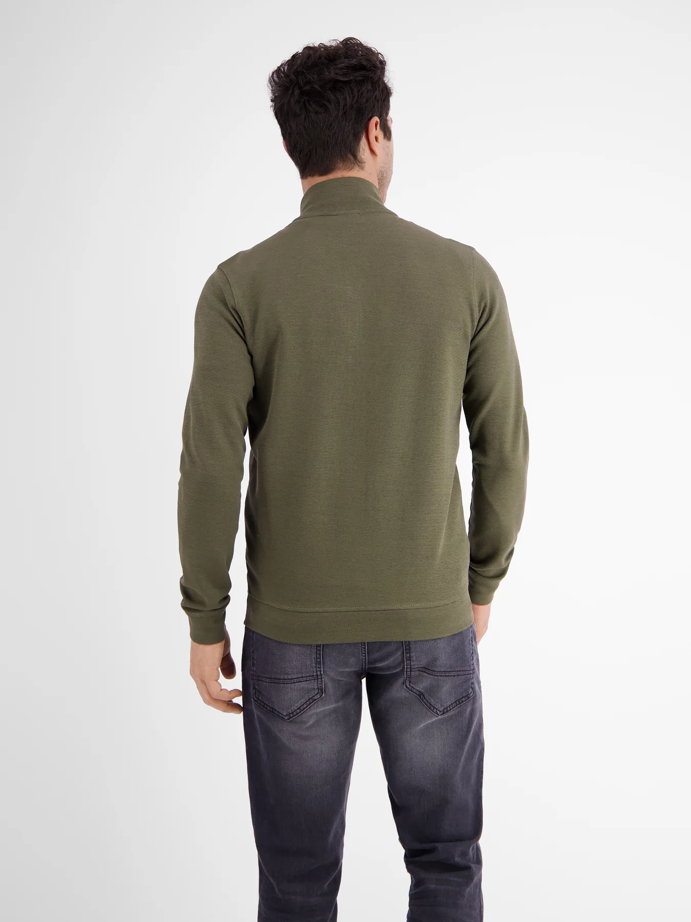 Lerros Sweatcardigan - Aged Olive