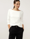 Street One Basic Longsleeve Shirt Lanea - Off White