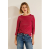 Basic Striped Shirt - Casual Red