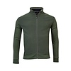 Two-Tone Sweatcardigan - Dark Green