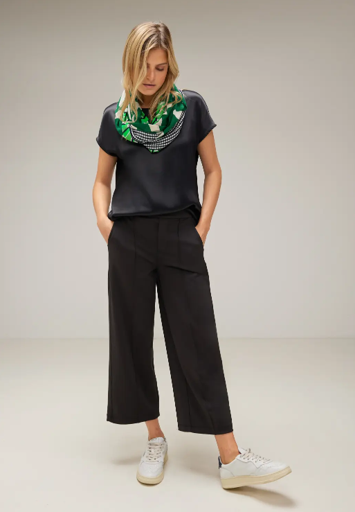 Street One Printmix Loop - Gentle Green