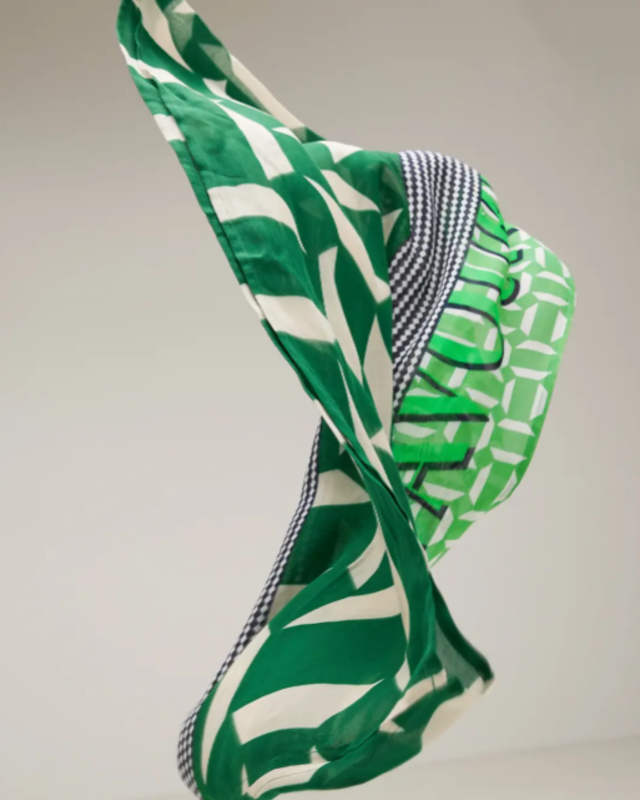 Street One Printmix Loop - Gentle Green