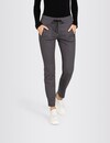 Mac Jeans  Jersey Easy Smart Hose - Steel Grey Printed