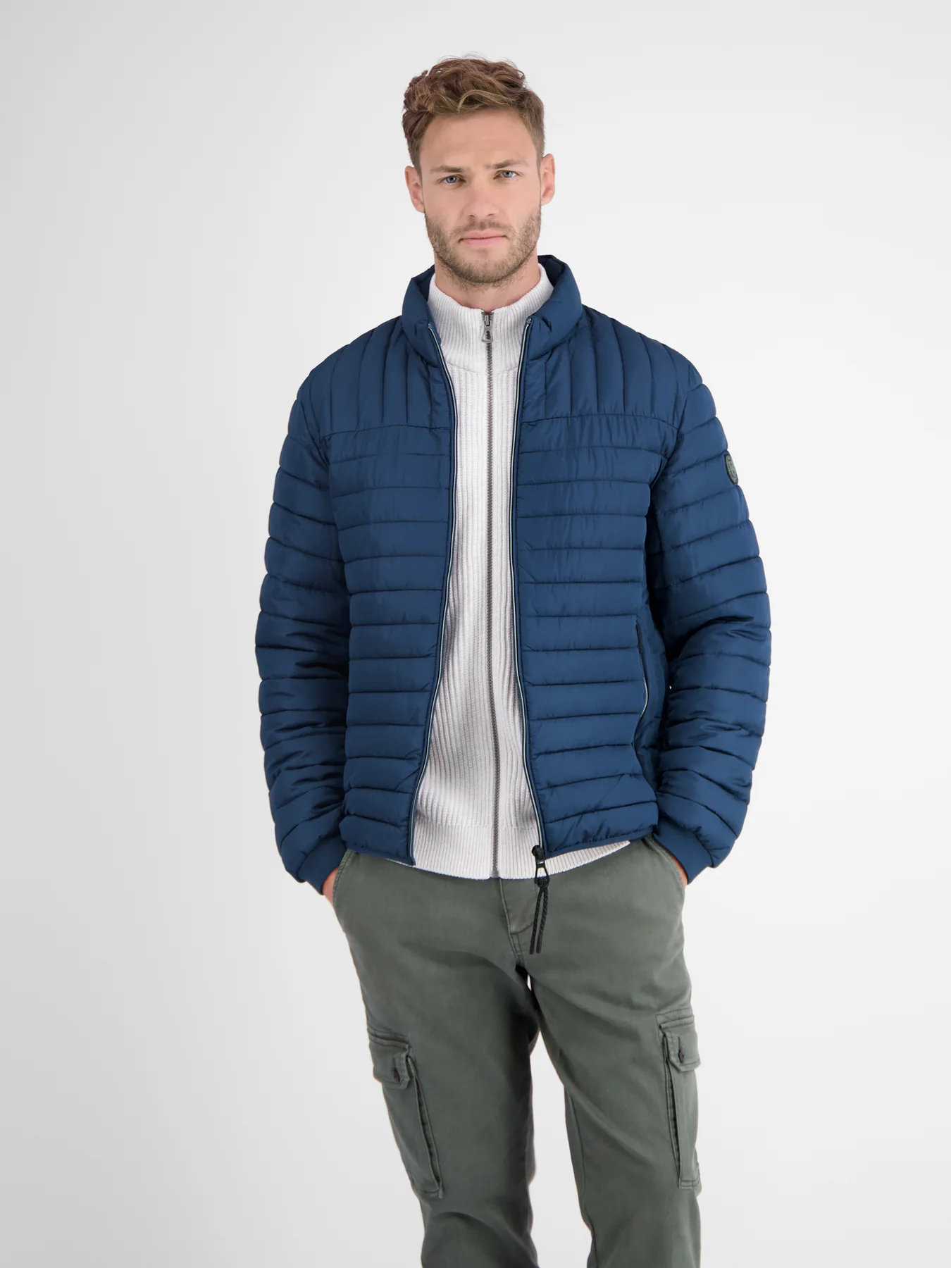 Lerros Quilted Jacket - Deep Blue