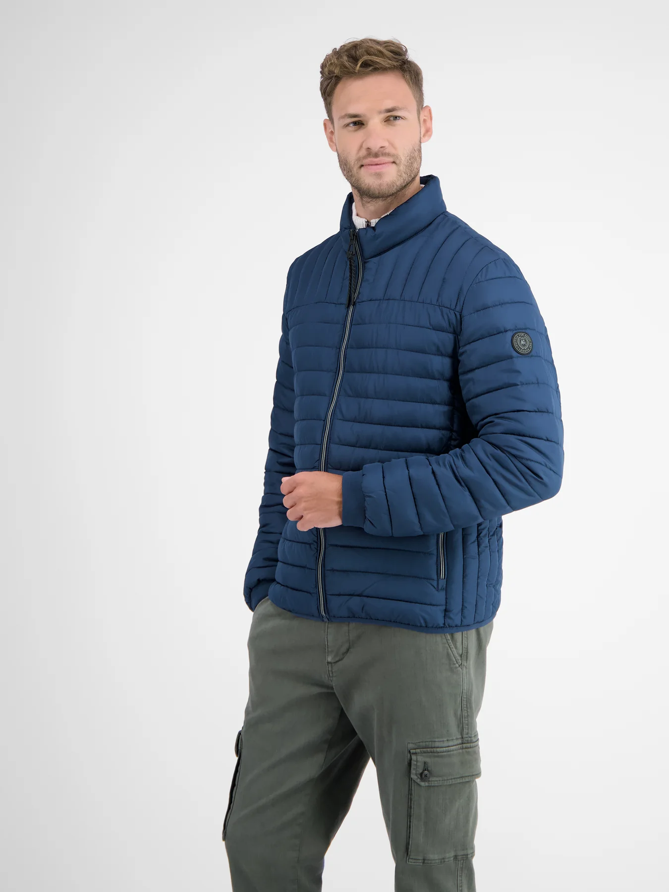 Lerros Quilted Jacket - Deep Blue