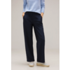 Casual Fit Pants with Structure - Deep Blue