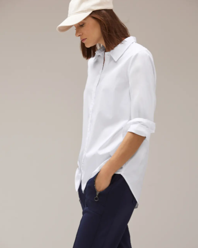 Street One Office Long Blouse - White