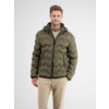 Steppjacke mit Kapuze - Moss Green