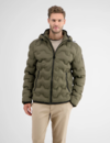 Lerros Gewatteerde Jas met Capuchon - Moss Green