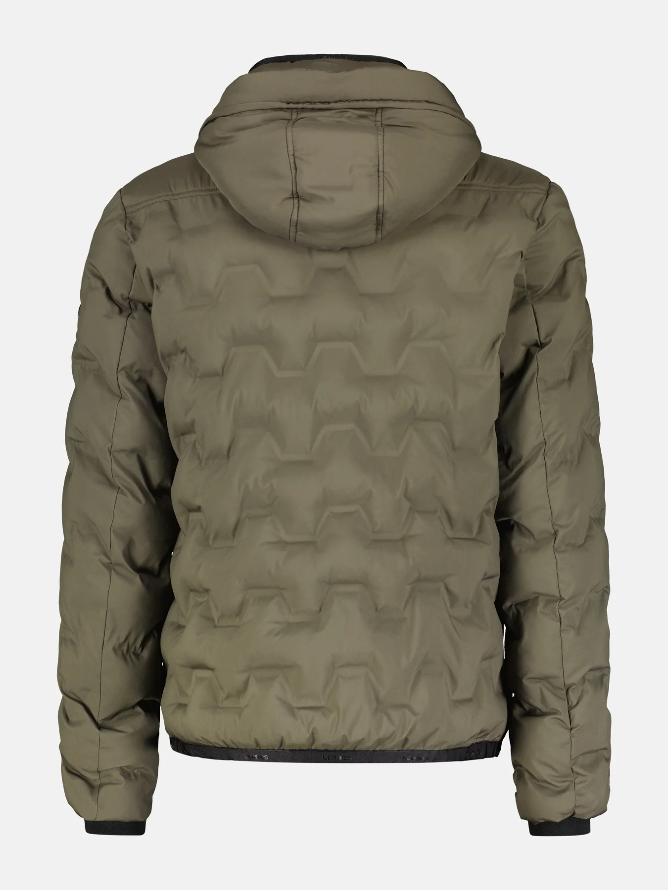 - Kapuze - | Moss Green LERROS Cotton Steppjacke Blues mit