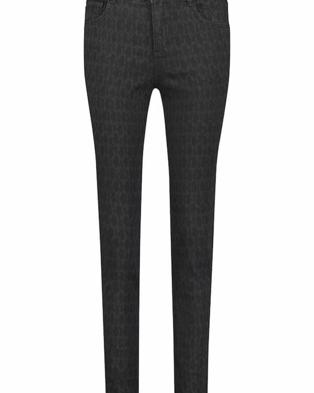 Angels Jeanswear Print Jeans "One Size Fits All" - Black