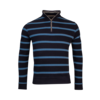 Sweater mit Streifen - Navy