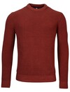 Baileys Sweater with Round Neck - Stone Red
